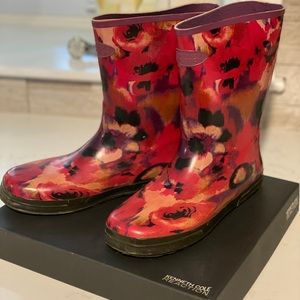 Watercolor Rain Boots